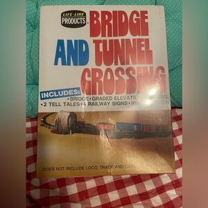 HO VINTAGE LIFE-LIKE BRIDGE & TUNNEL CROSSING ACCESSORY SET SEALED NEW